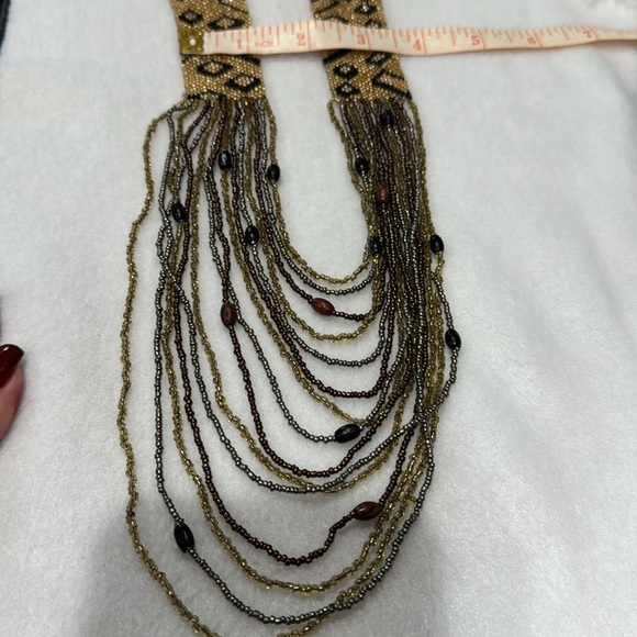 Aztec Native American multi strand beaded Necklace!  EUC!  No call outs! - Picture 7 of 10